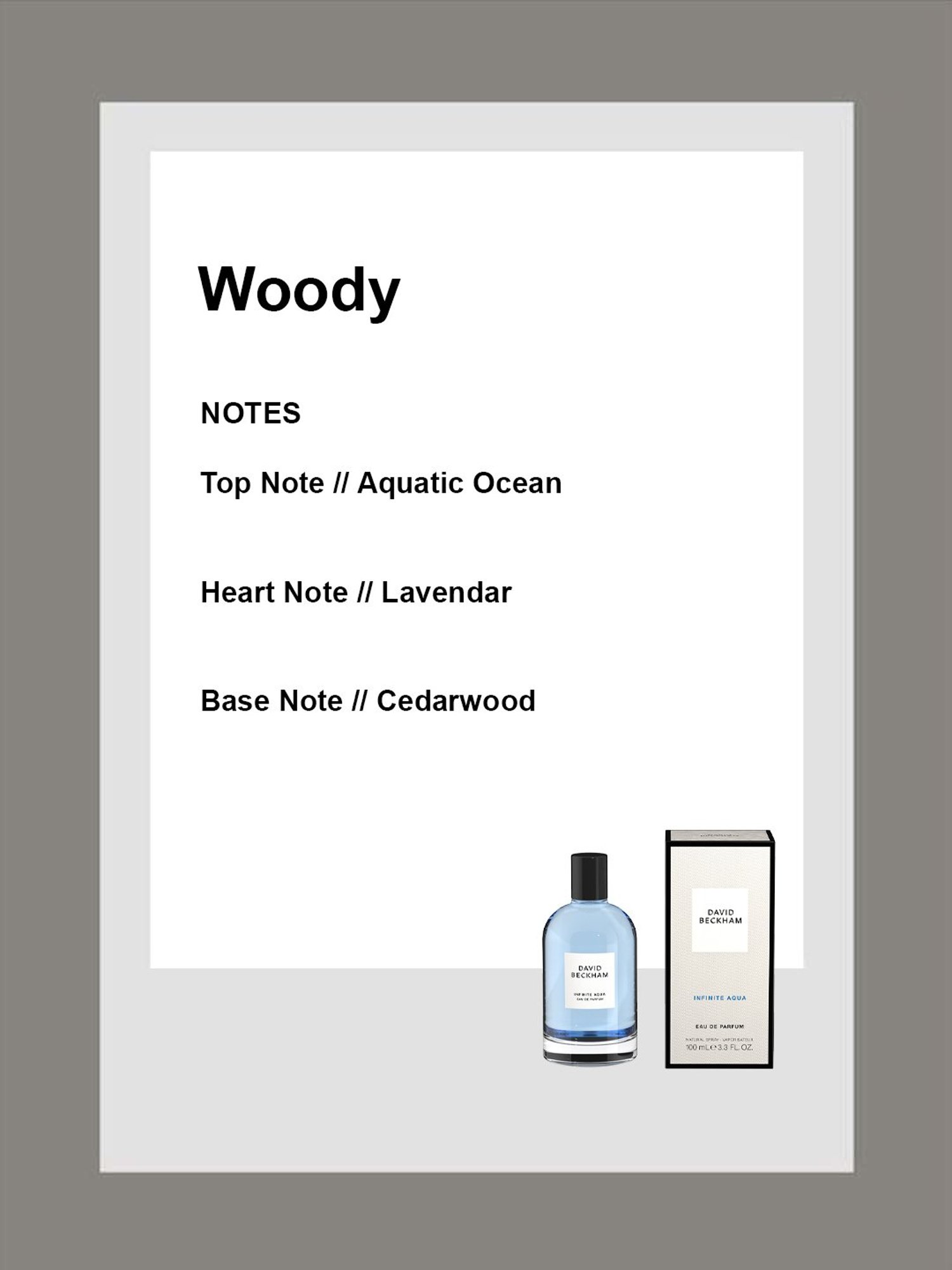 DAVID BECKHAM Infinite Aqua Eau de Parfum for Men - 100 ml