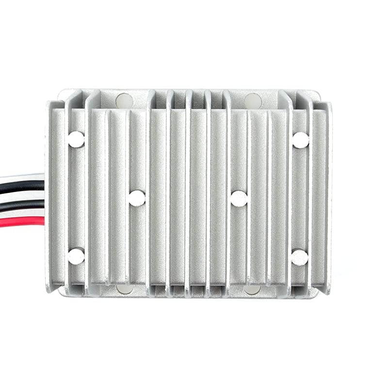 DC 36V 48V (DC 30V - 60V Inputs) Step Down to DC 12V 30A (35A MAX) 360W Truck Car Power Supply Adapter Converter Reducer Regulator for Auto Car Truck Vehicle Boat Solar System etc.