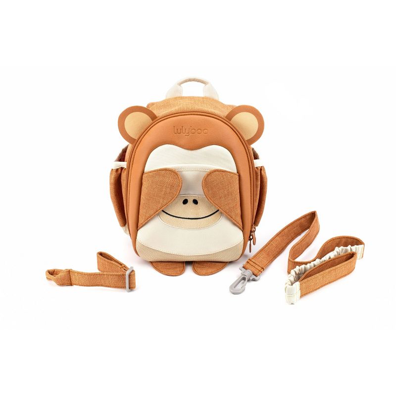 Lulyboo Boo! Monkey Toddler Backpack with Security Harness