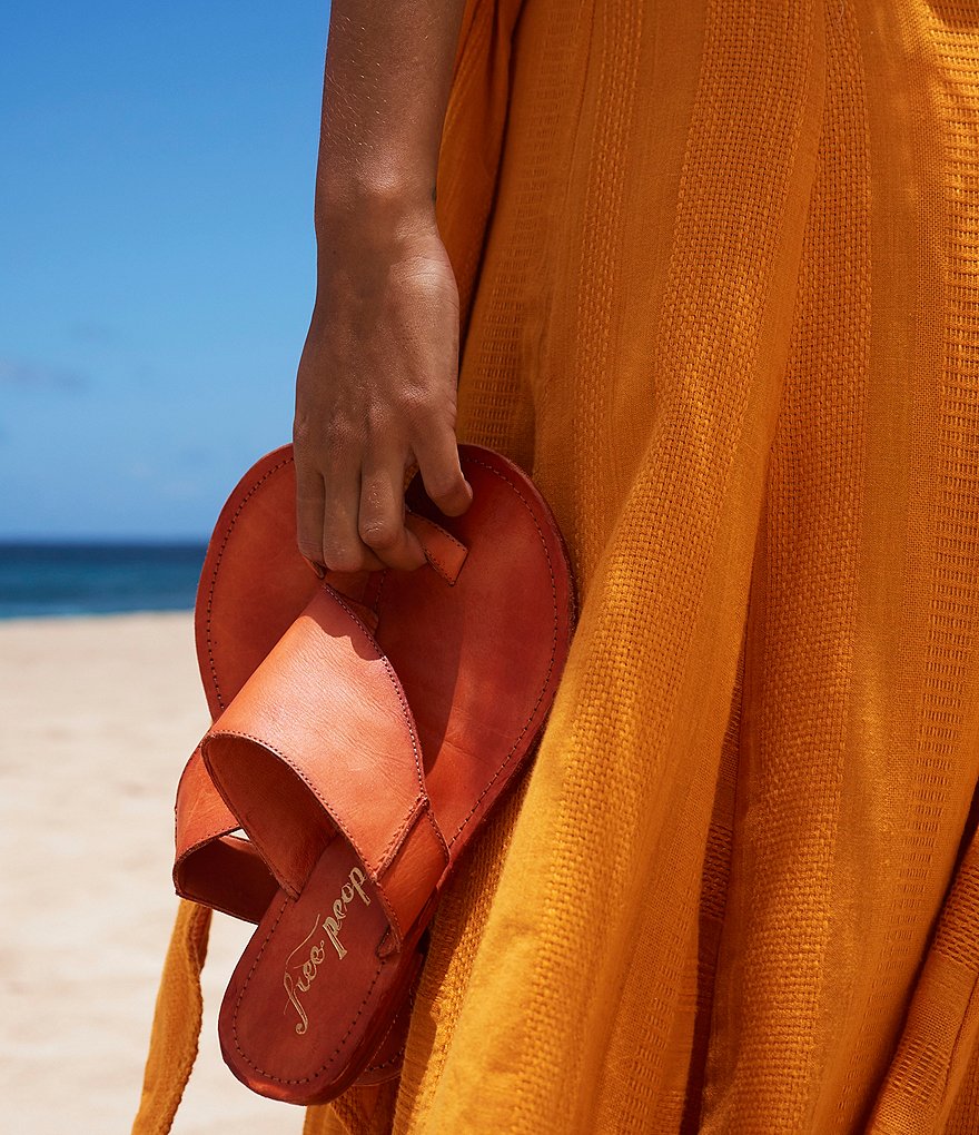 Free People Sant Antoni Leather Sandals