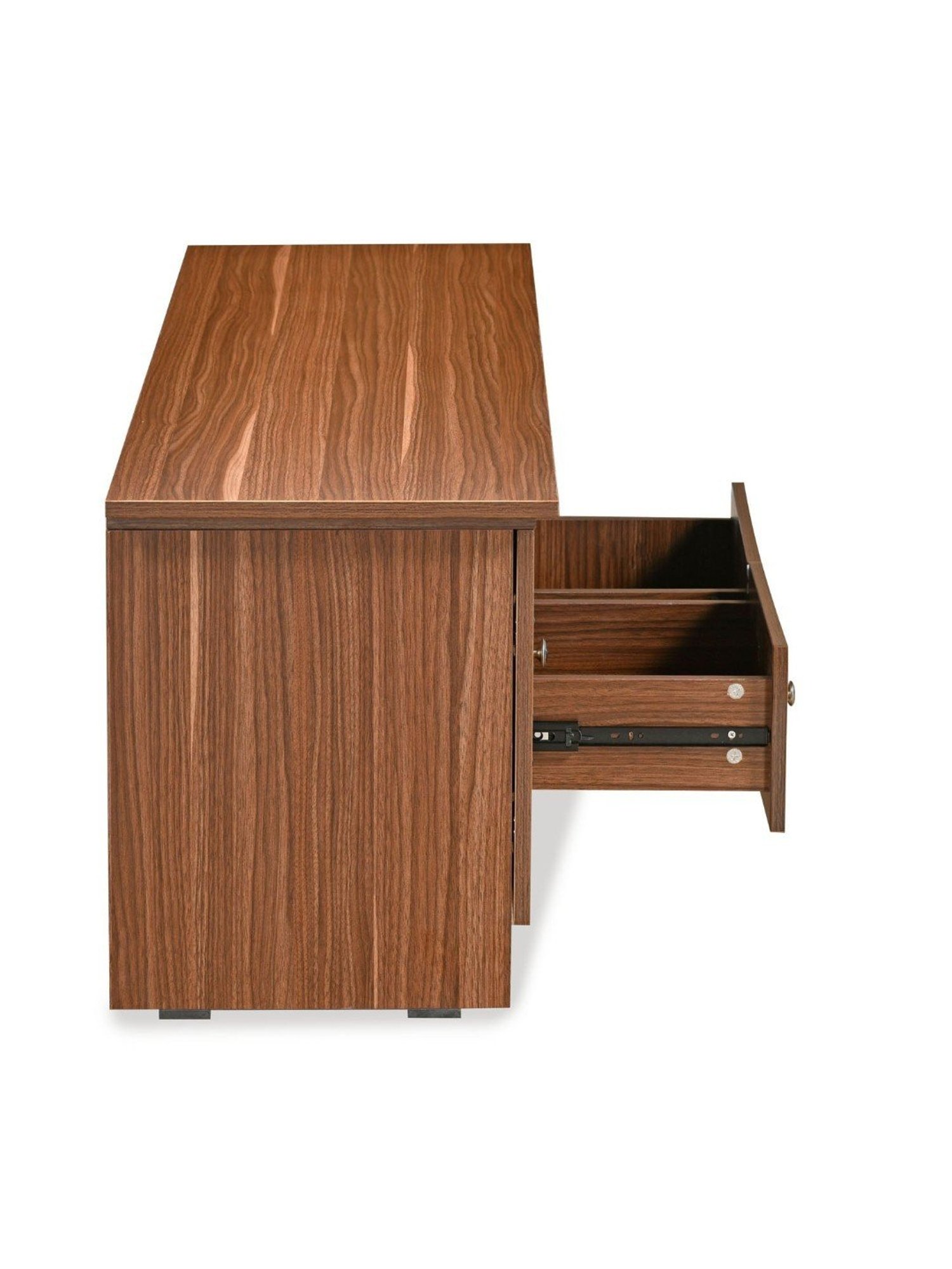 Nilkamal Cora White Engineered Wood TV Entertainment Unit with 2 Shelves