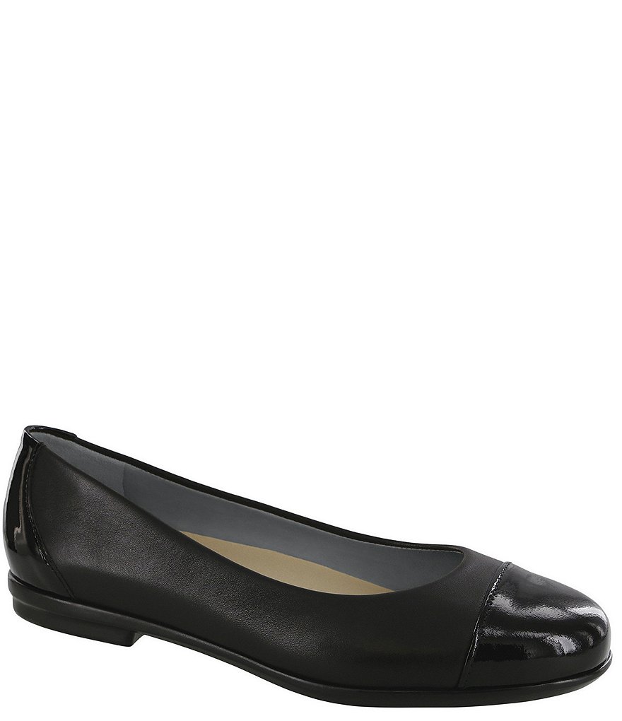 Jack Rogers Blair Pointed Toe Bow Leather Flats