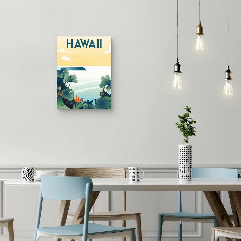 18" x 24" Hawaii by Omar Escalante Canvas Art Print - Masterpiece Art Gallery