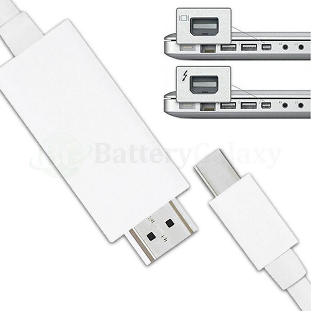 100X ThunderBolt Mini Display Port to HDMI Cable Male For MacBook Pro Air iMac