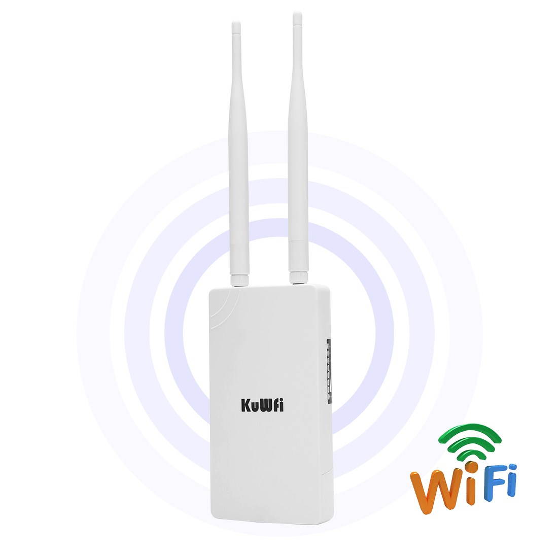 KuWfi WR378  300Mbps High Power 2.4GHz WIFI signal extender High-Performance Wide-Area Wi-Fi outdoor WiFi Repeater