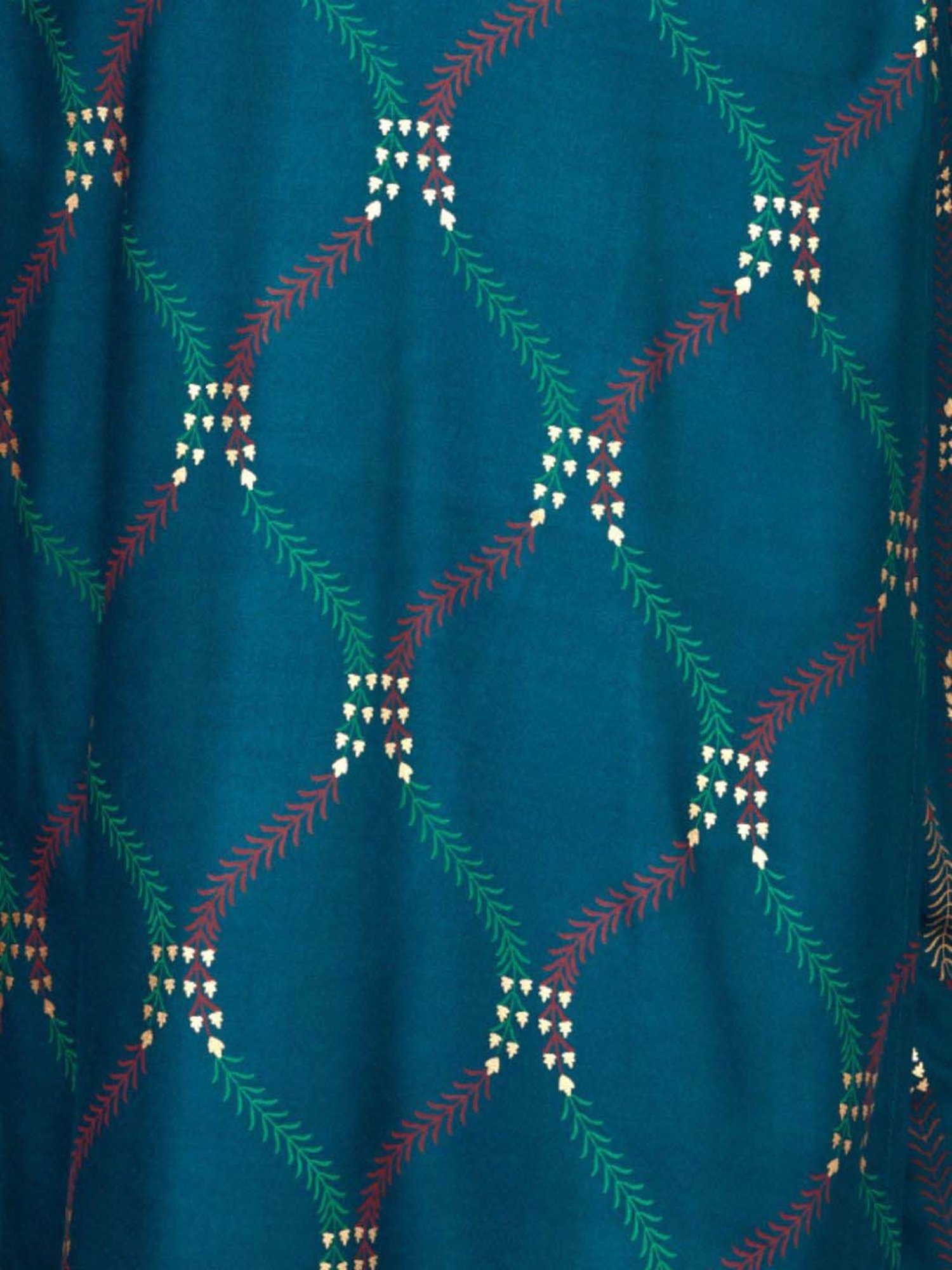 Odette Blue Embroidered Kurta Pant Set