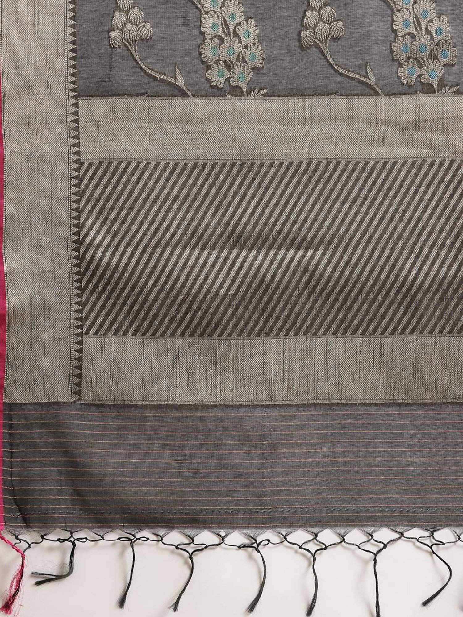 Banarasi Silk Works Black Woven Saree with Blouse