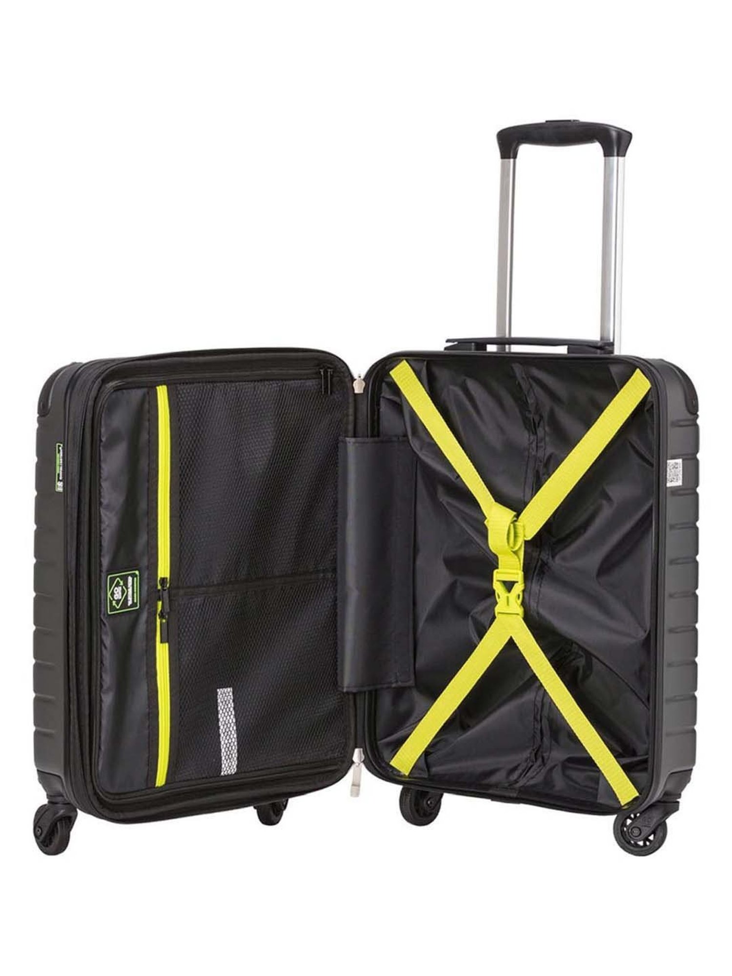 Assembly Green Textured Small Cabin Trolley - 20 inch