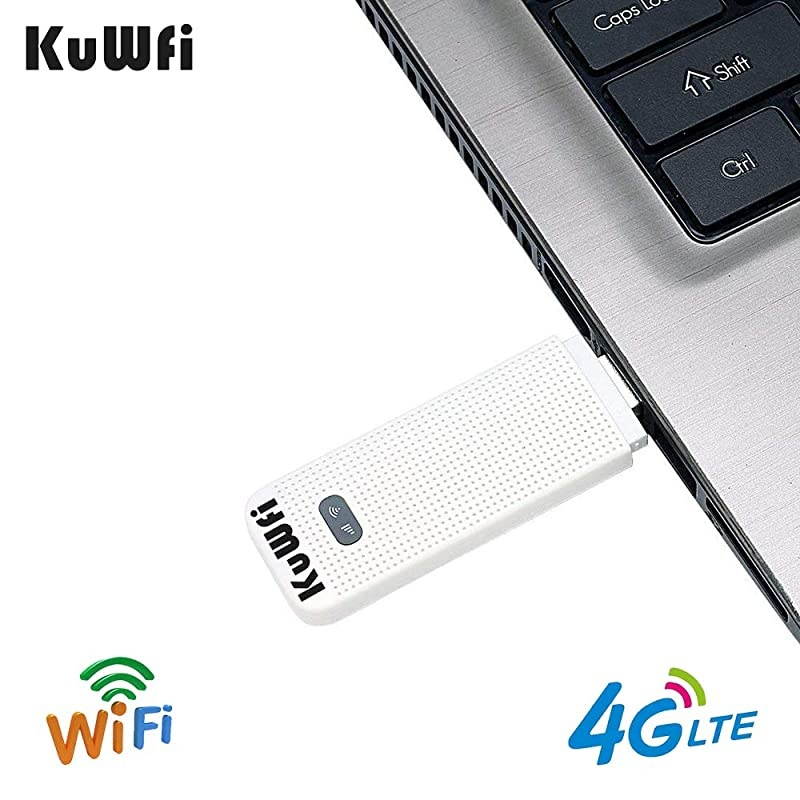 4G WiFi Modem LTE Mobile Hotspot USB Dongle Mini Router Support SIM Card 4G/3G +Wi-Fi Wireless Access Provide for Car or Bus (not Including SIM Card) for USA/CA/Mexico