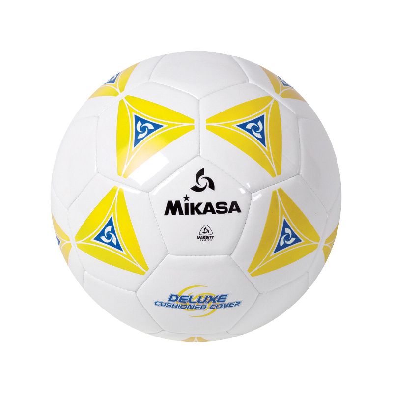 Mikasa Soccer Ball, Size 4, White/Yellow