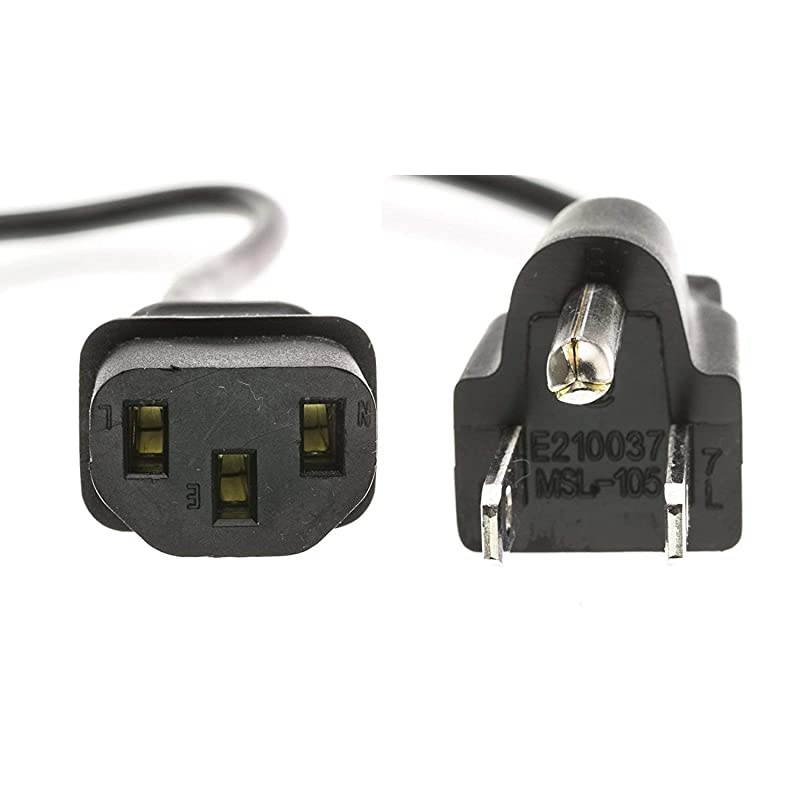 25 Feet Extra Long AC Power Cord Cable for Vizio TV 3 Prong NEMA 515P to IEC 60320C13 UL Listed