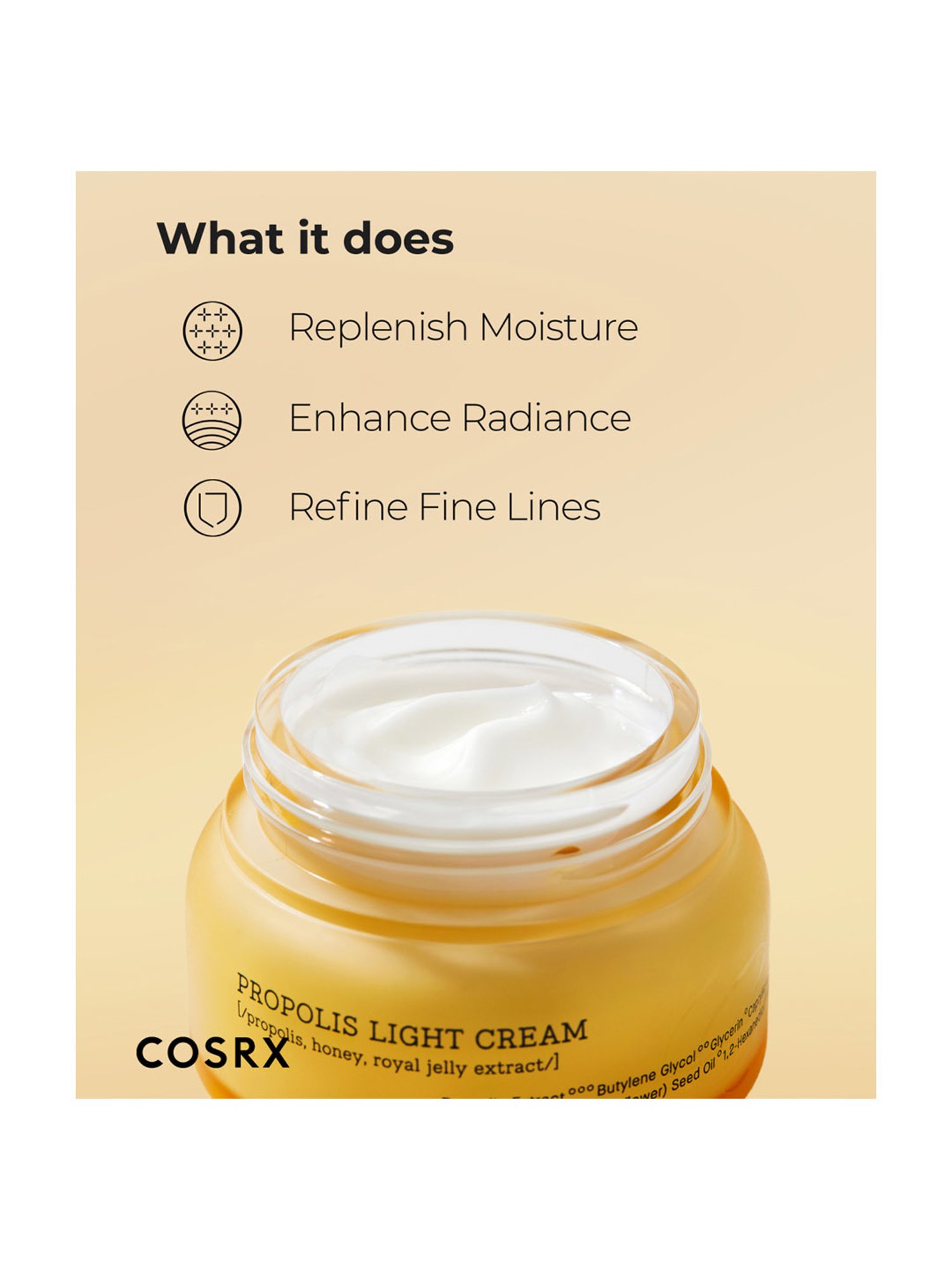 Cosrx Full Fit Propolis Light Cream - 65 ml