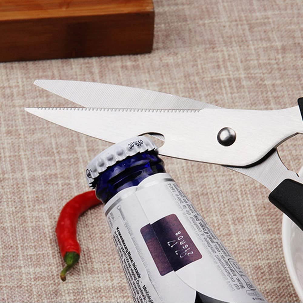 Kitchen Shears, Kitchen Scissors Heavy Duty Meat Scissors, Dishwasher Safe Cooking Scissors, Multipurpose Stainless Steel Sharp Utility Food Scissors for Chicken, Poultry, Fish, Herbs