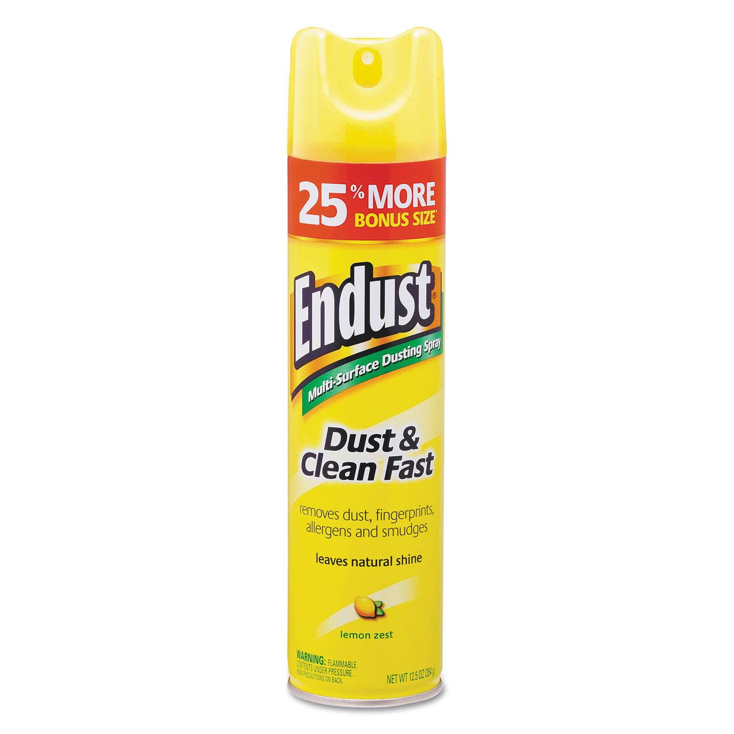Diversey Endust Multi-Surface Dusting and Cleaning Spray Lemon Zest 6/Carton