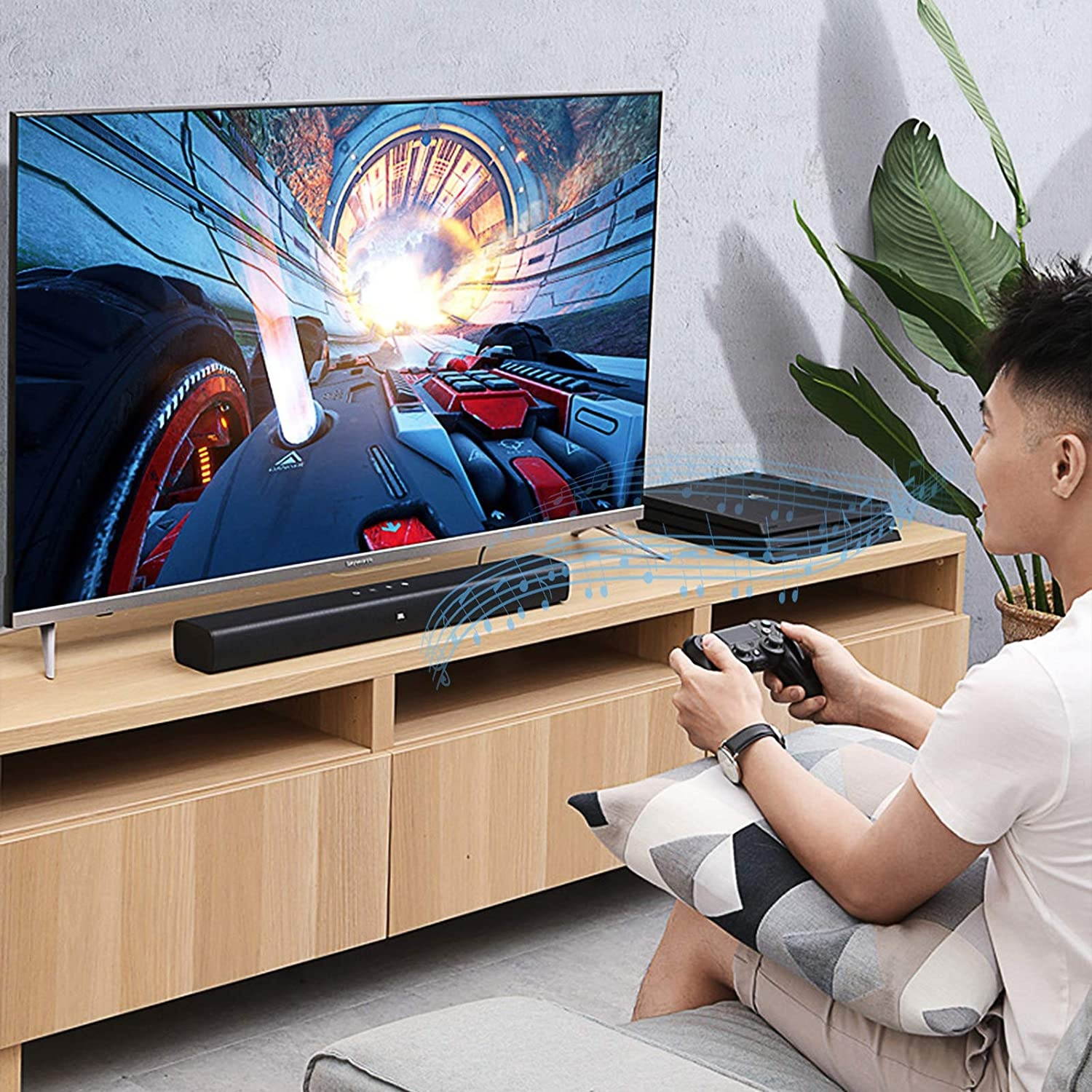 Optical Audio Cable BARDESTU Digital Audio Optical Toslink Fiber Cable Optic Male to Male Cord for Sound Bar Home Theater TV PS4 Xbox Playstation (10ft)