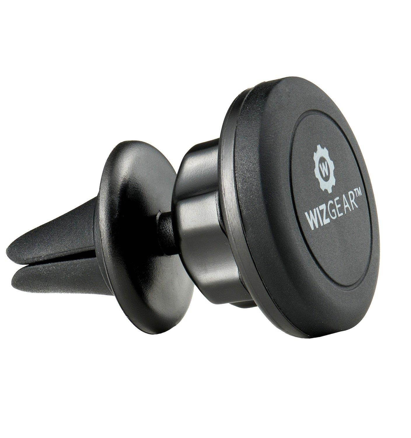 WizGear Universal Air Vent Magnetic Car Mount Holder for Cell Phones and Mini Tablets with Fast Swift-Snap Technology Magnetic Cell Phone Mount with Swivel Head