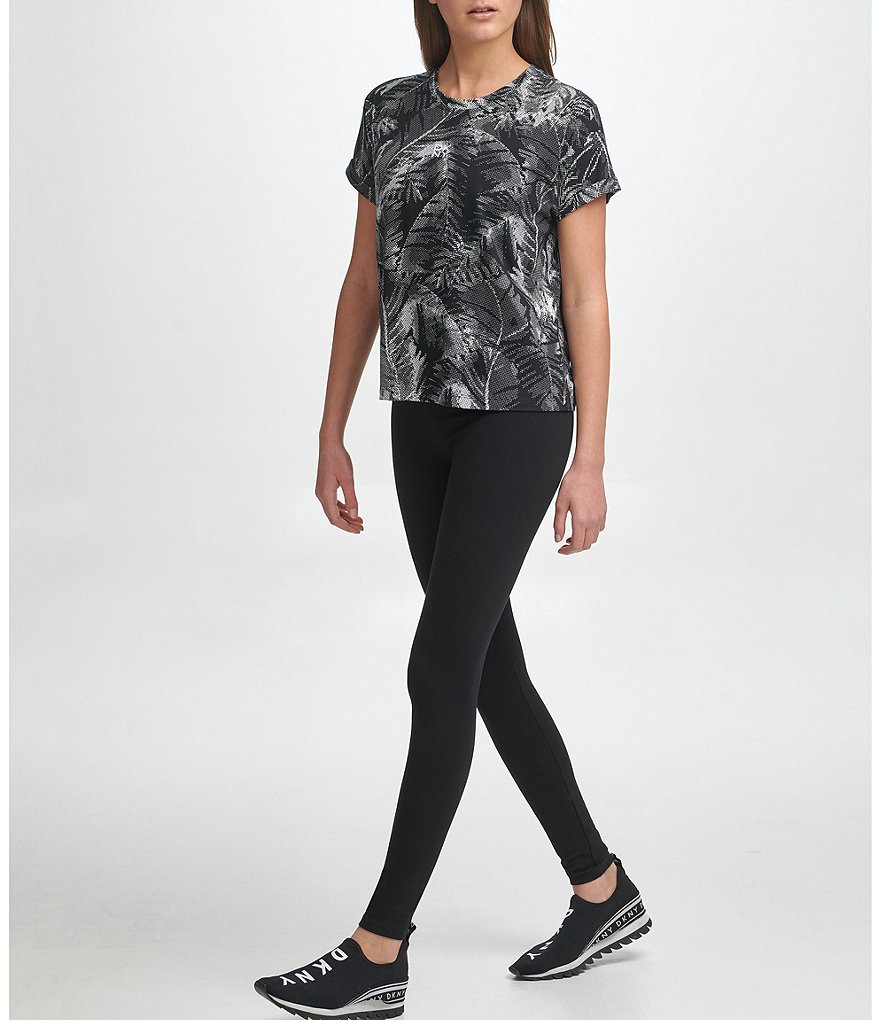 IBKUL Solid Long Sleeve Mock Neck Top