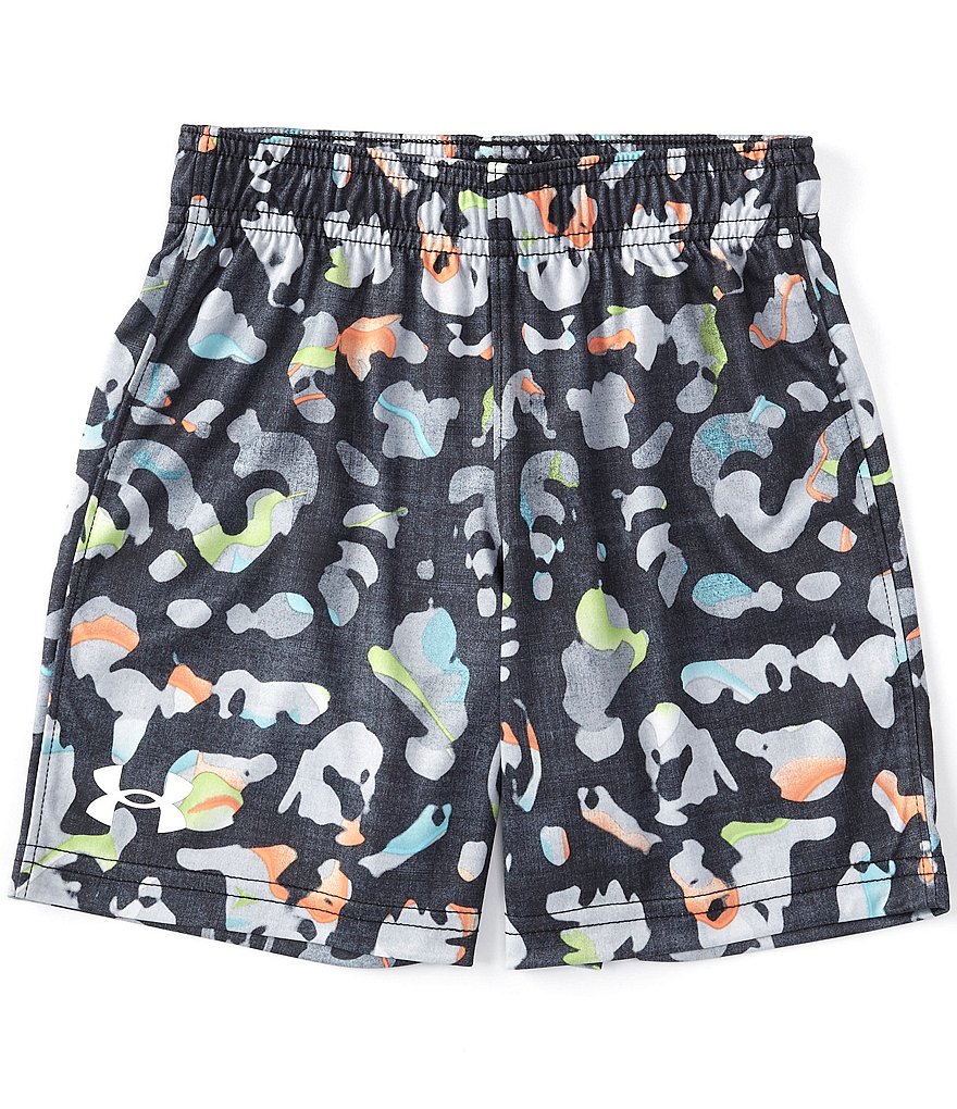 Under Armour Little Boys 2T-7 UA Rattleade Boost Tie-Dyed Shorts