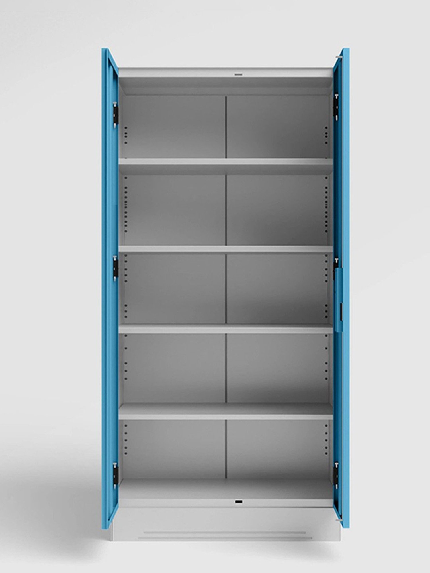 Godrej Interio Ewa Brown Engineered Wood 4 Door Wardrobe