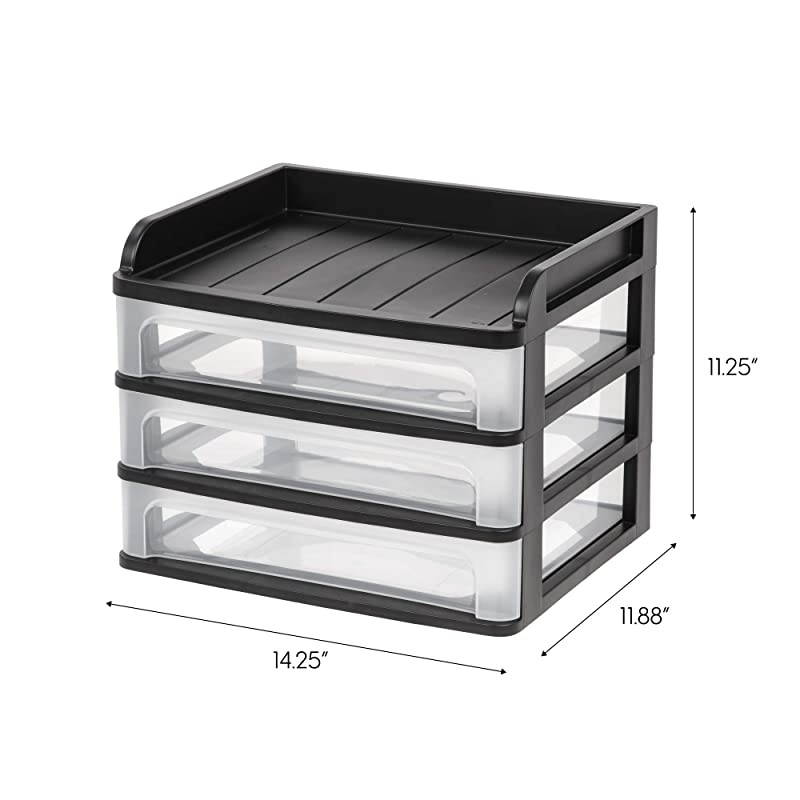 Medium Desktop Drawer System, 2 Pack, Black (586160)