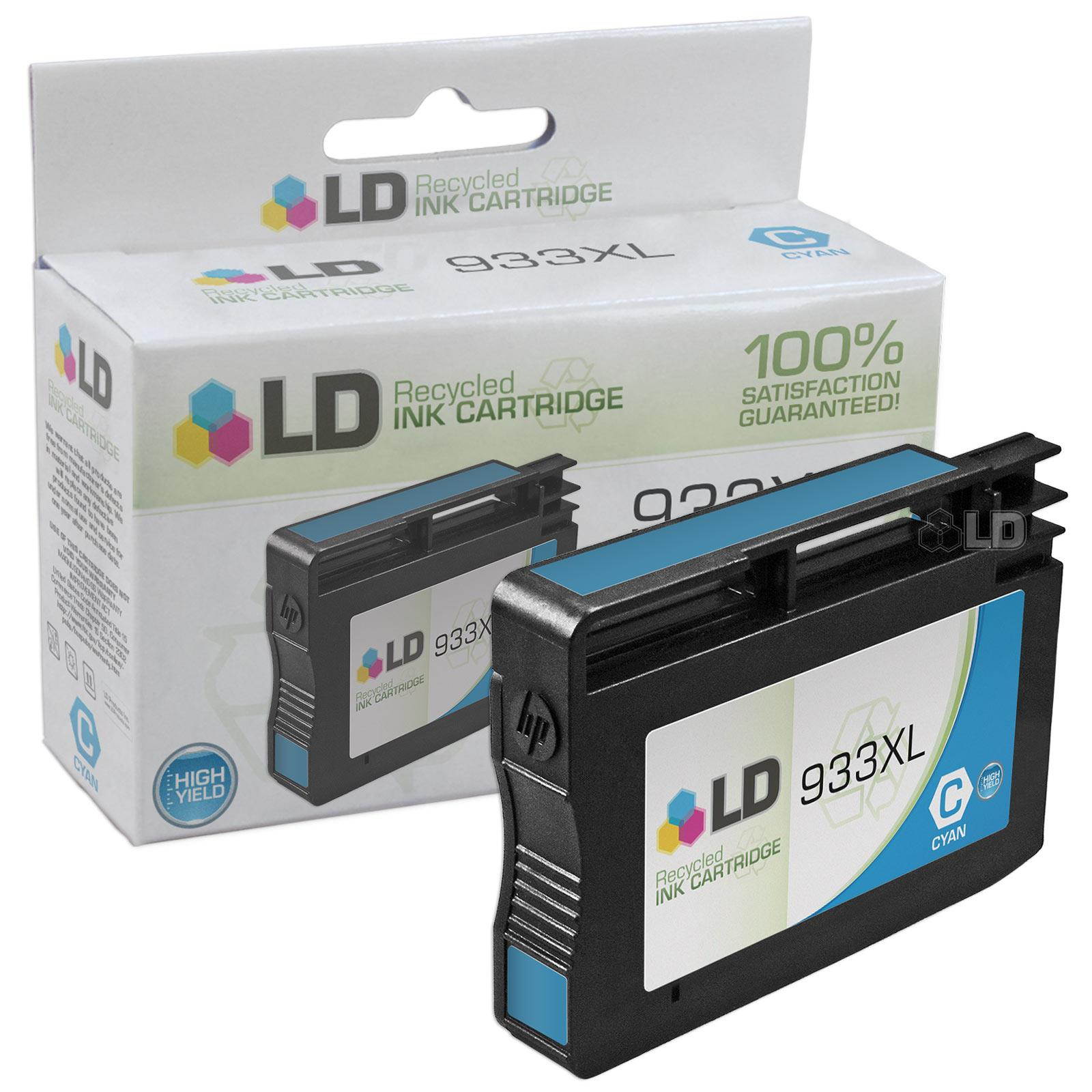 LD Compatible Replacement for HP 933XL CN054AN High-Yield Black Ink Cartridge for use in OfficeJet 6100, 6600, 6700, 7110, 7610