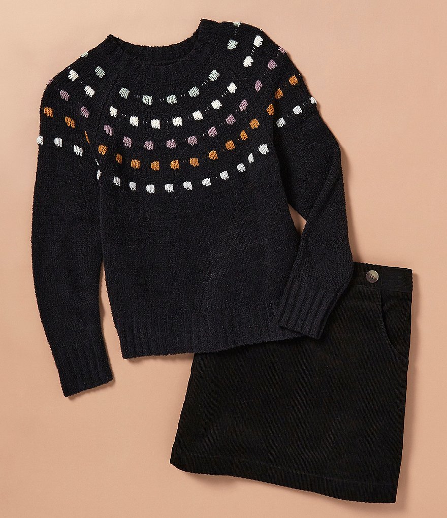 Truce Big Girls 7-16 Stripe Skirt