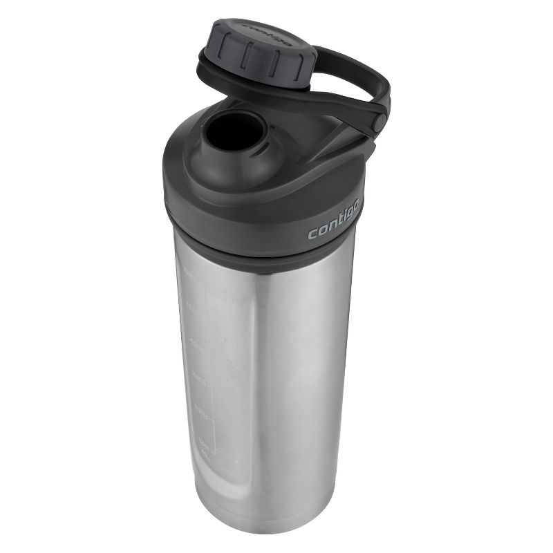 Contigo 24oz Shake and Go Fit Thermalock Hydration Bottle Silver