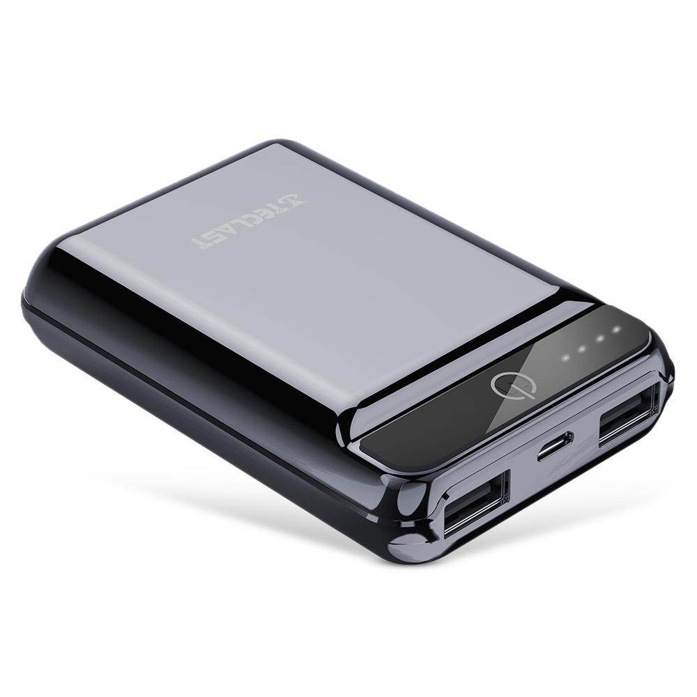 Power Bank 10000mAh High Capacity External Battery Pack Powerbank Cell Phone Battery Backup Charger with Dual Input & Output Compatible iPhone X 8 7 Plus, iPad Tablet & More