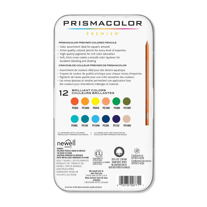 Prismacolor 12ct Premier Under the Sea Set Colored Pencils