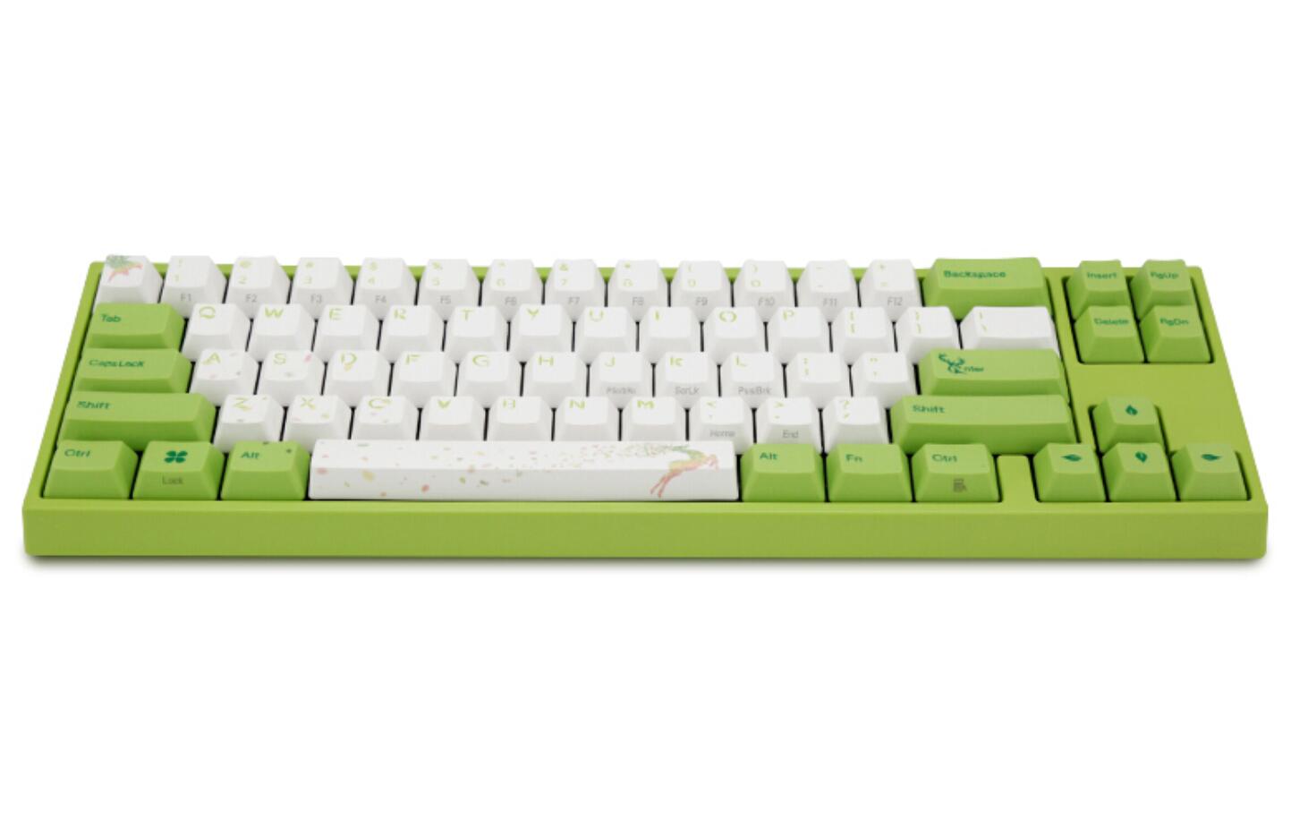 2, 60% Wired/Wireless Mechanical Keyboard (Kailh Box Brown Switch/White Case) - Full Keys Programmable - True RGB Backlit - Tap Arrow Keys - Double Shot PBT Keycaps - NKRO - 1900mAh Battery