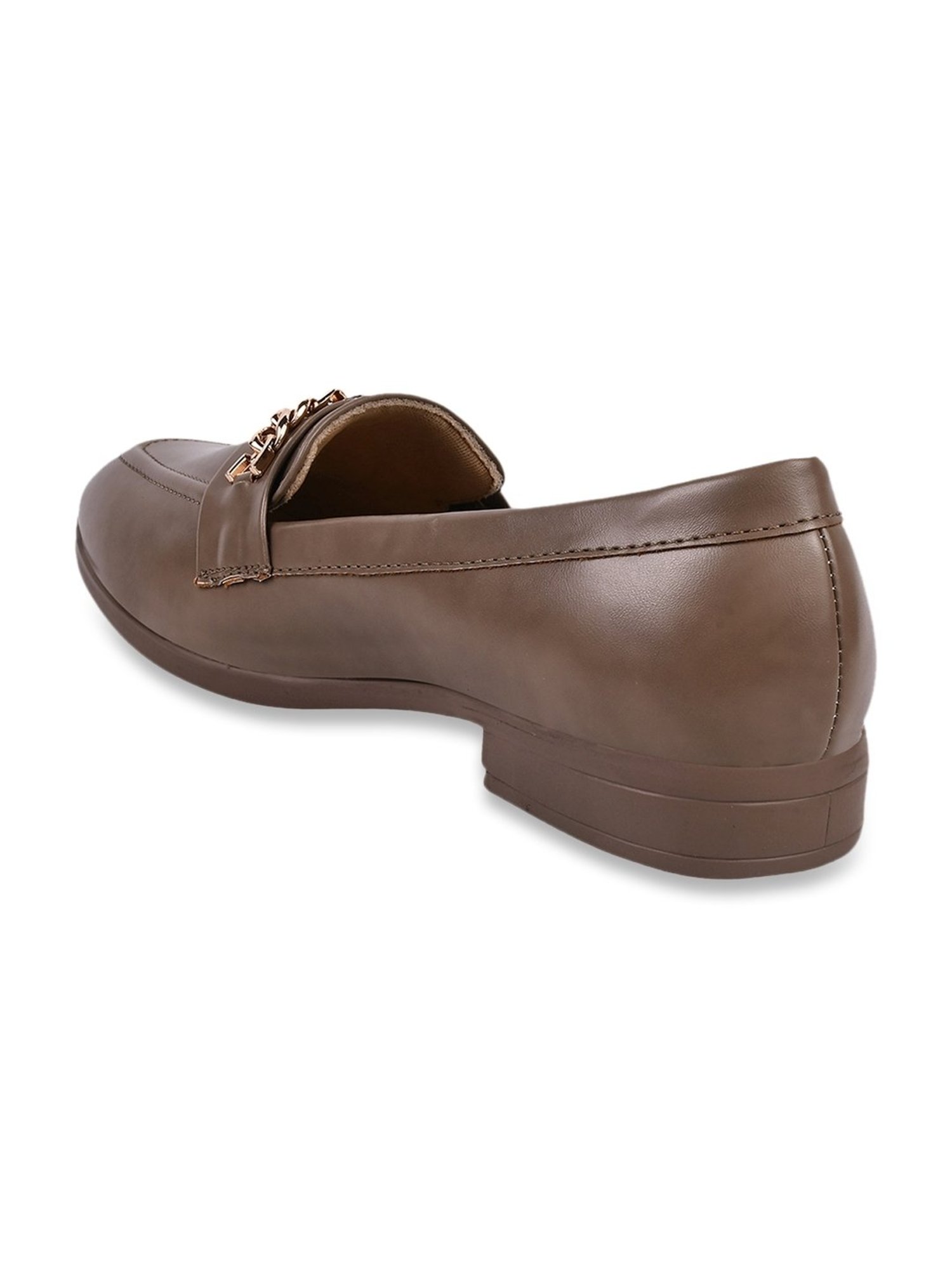 The White Pole Women's Brown Casual Loafers