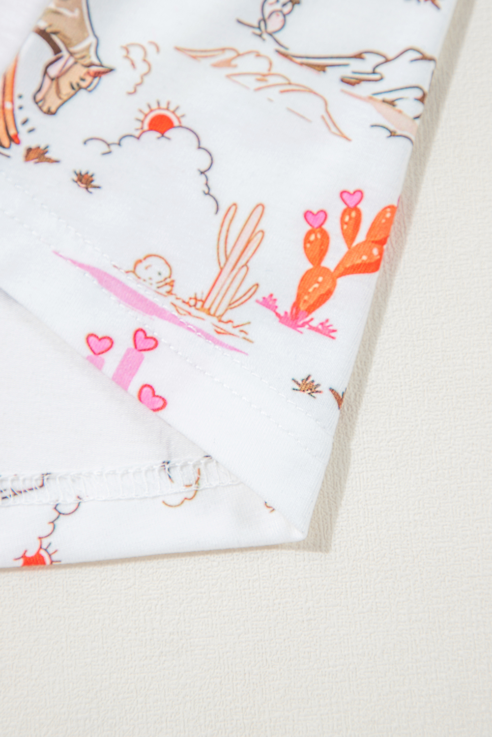 White Christmas Pullover and Drawstring Pants Pajama Set