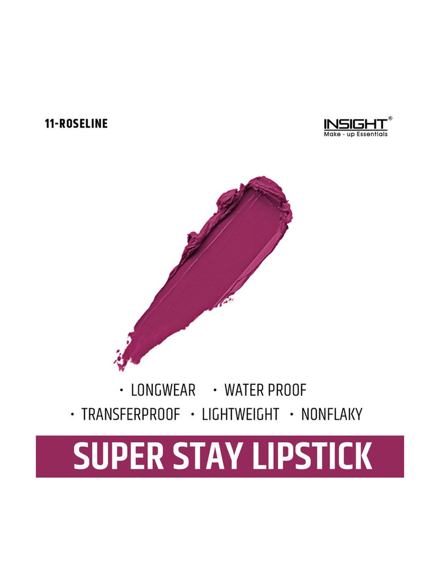Insight Cosmetics Super Stay Lipstick 11 Roseline - 7 gm