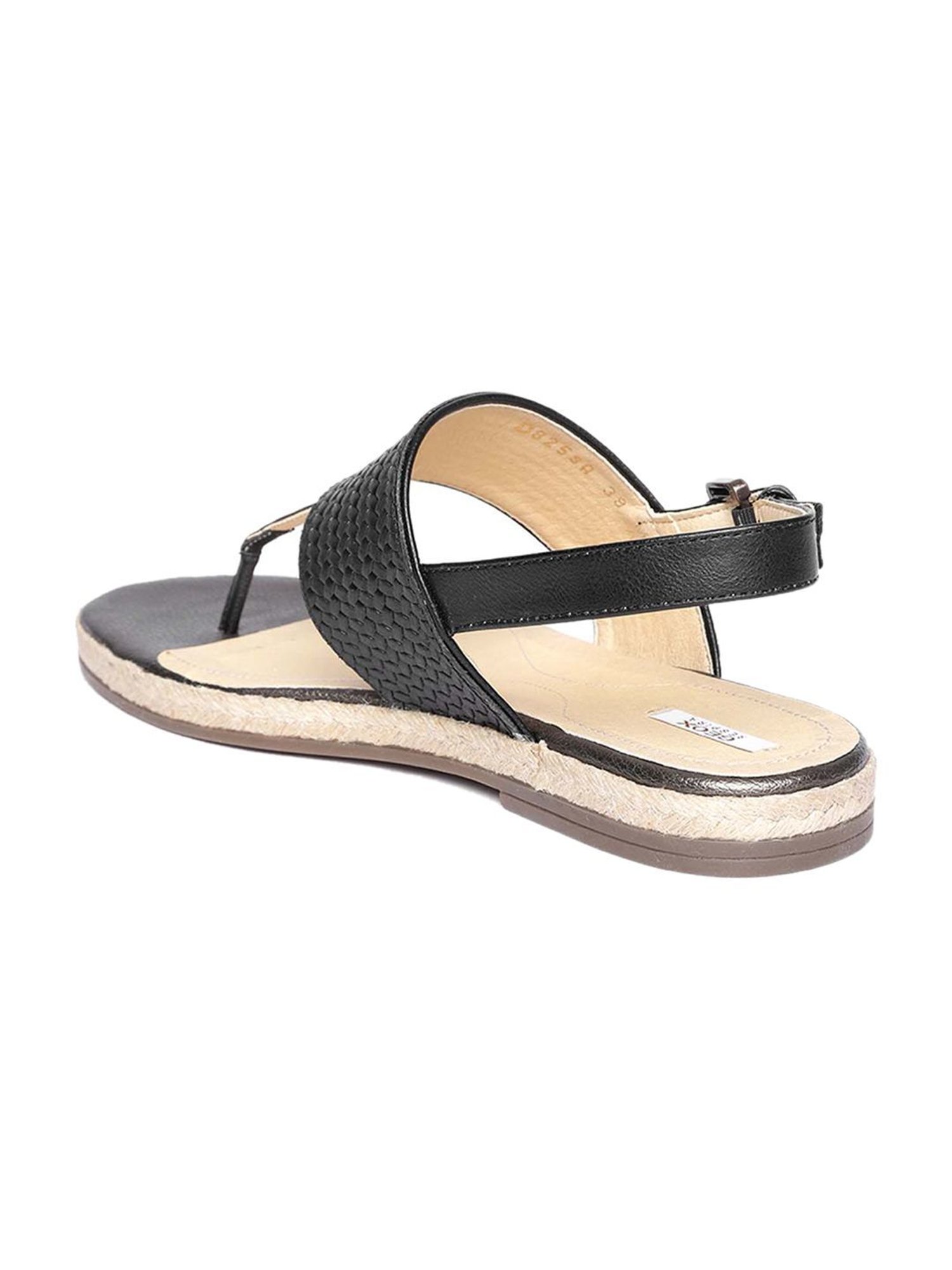 Geox Women's Black Back Strap Sandals