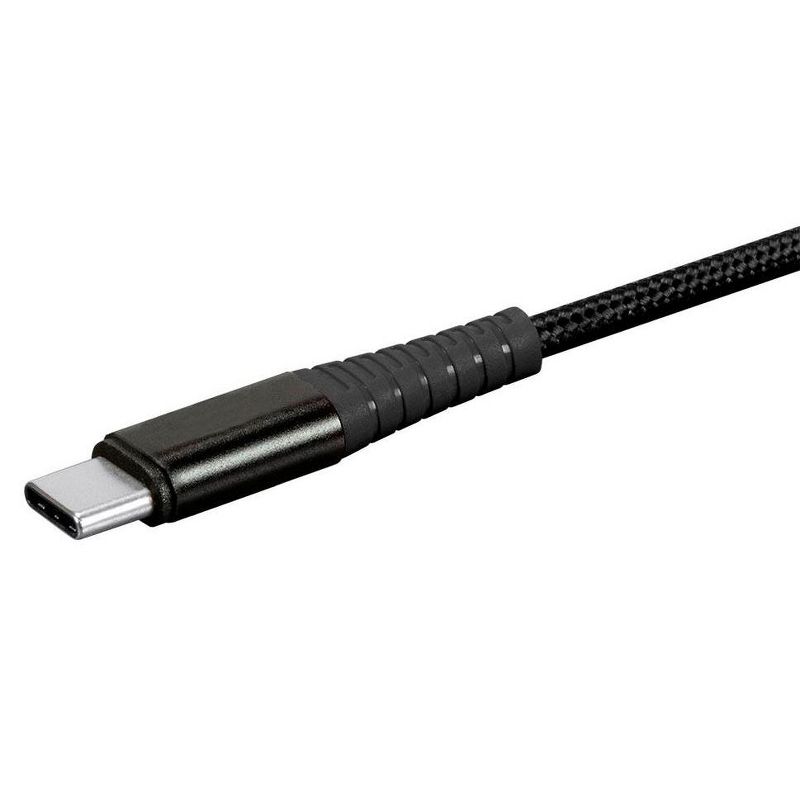 Monoprice AtlasFlex Series Durable MFi Certified Lightning to USB Type-C Rapid Charge & Sync Kevlar-Reinforced Nyl