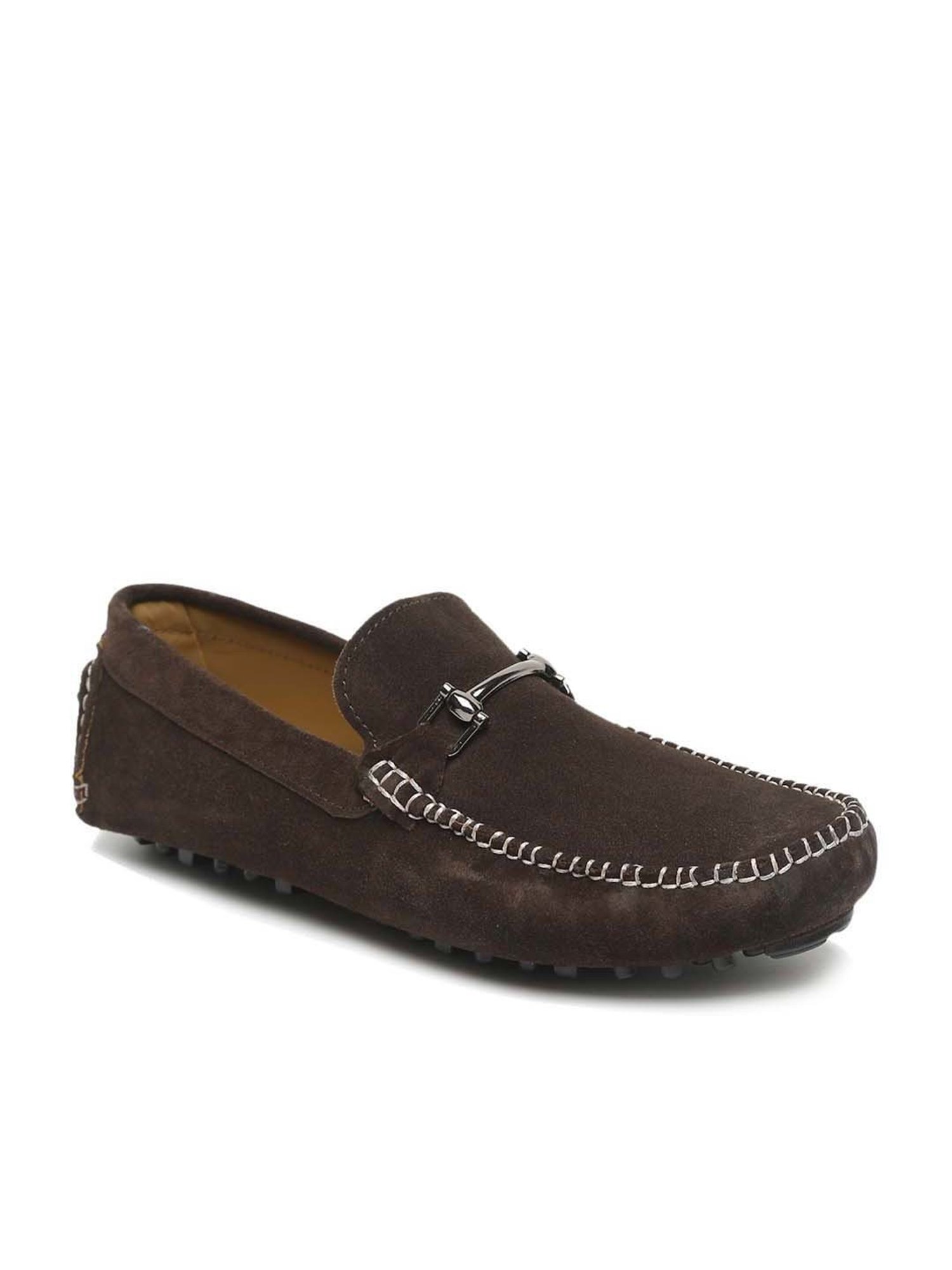 Teakwood Leathers Men's Chocolate Brown Casual Loafers