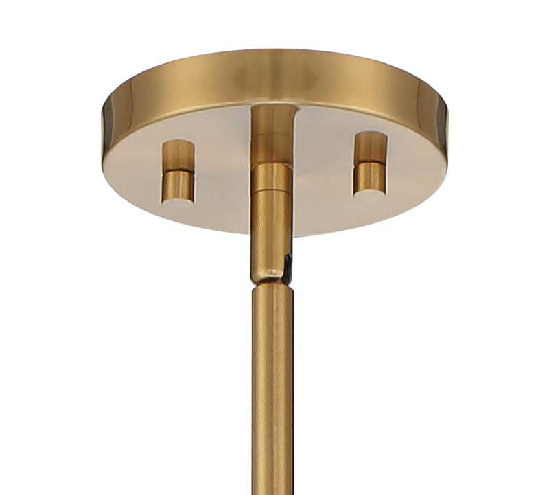 Sundry 24" Wide Warm Antique Brass Drum Pendant Light