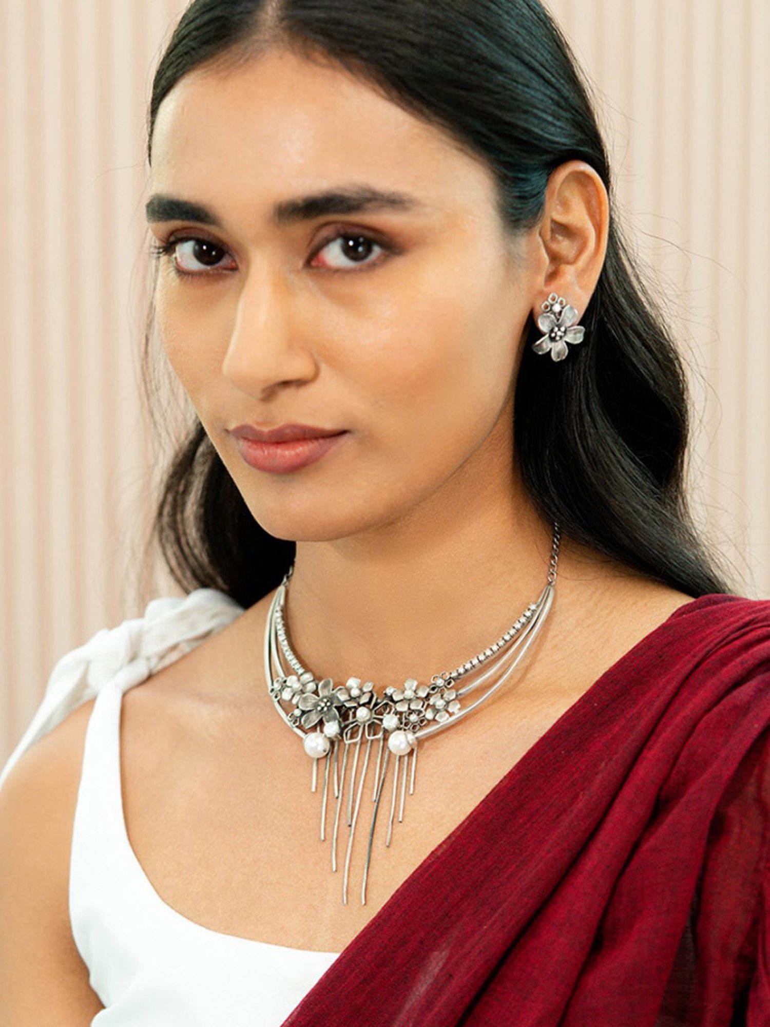 Shaya 92.5 Sterling Silver Marie C Earrings for Women