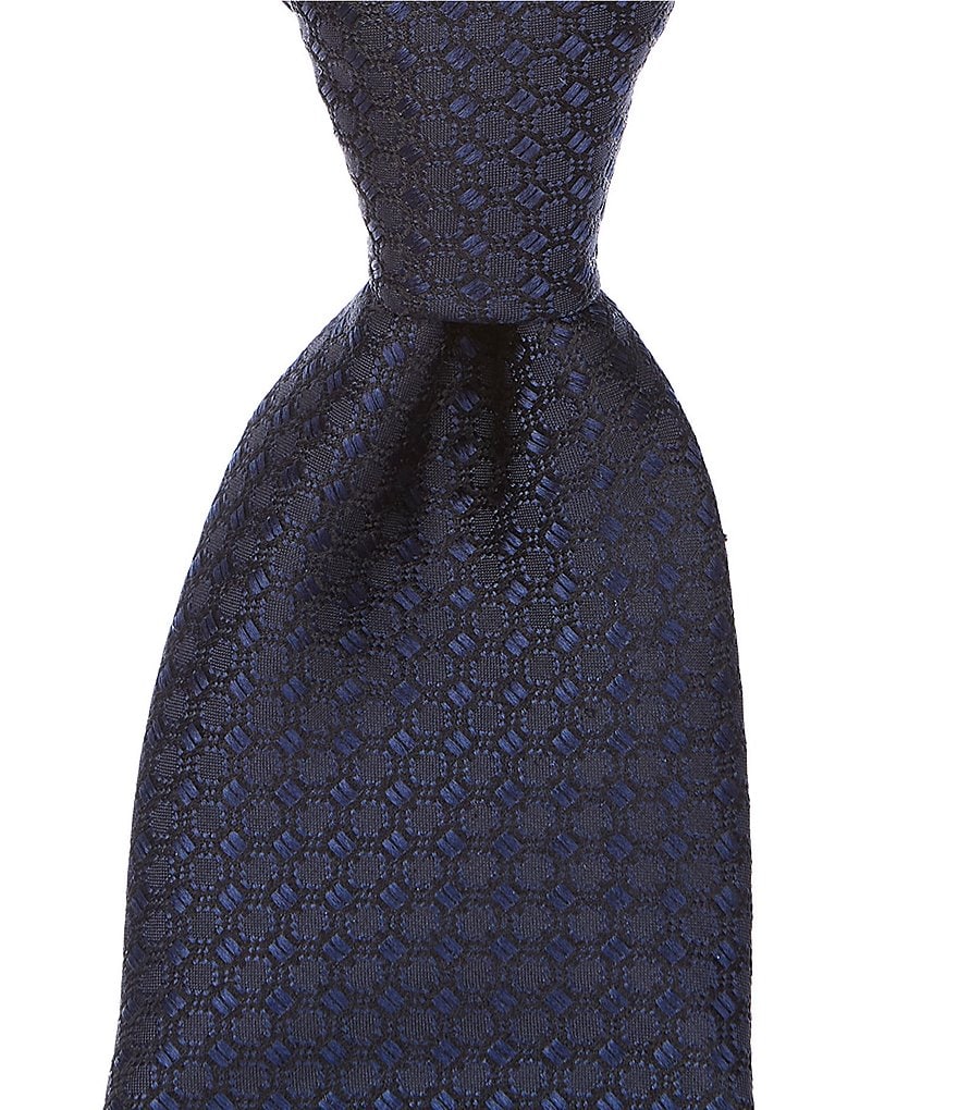 Murano Big & Tall Candler Diamond Traditional 3 1/8#double; Silk Tie