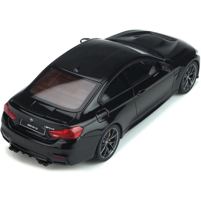 BMW M4 CS F82 Black Sapphire with Carbon Top 1/18 Model Car by GT Spirit