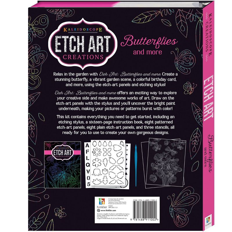 Kaleidoscope Etch Art Creations: Butterflies and More - Hinkler Books