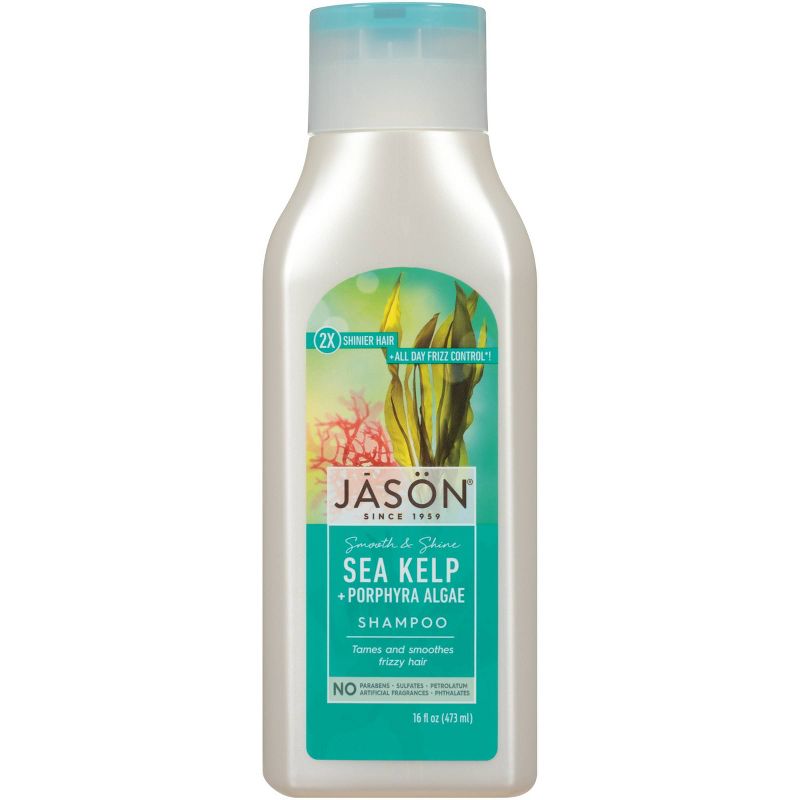 Jason Smoothing Sea Kelp Tames and Smoothes Frizzy Hair Shampoo - 16 fl oz