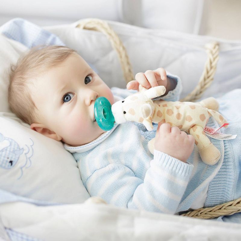 WubbaNub Giraffe Pacifier - Brown