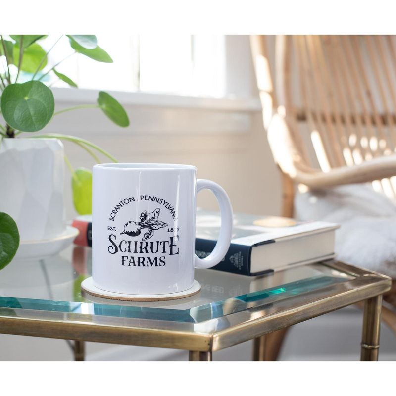 Surreal Entertainment The Office "Schrute Farms" Ceramic Mug Exclusive | Holds 11 Ounces