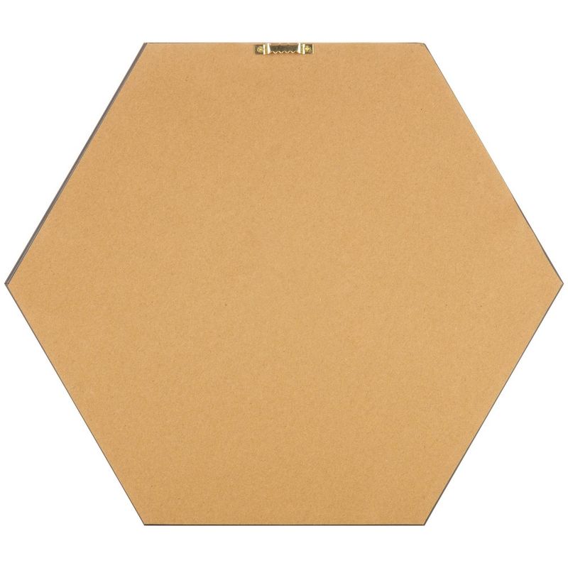 3pc Hexagon Dry Erase Chalkboard/Pinboard Wall Organizer Set Black - Gallery Solutions