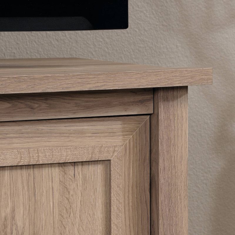 Rosemark 3 Door Media Credenza TV Stand for TVs up to 66" Gray - Treasure Trove Accents