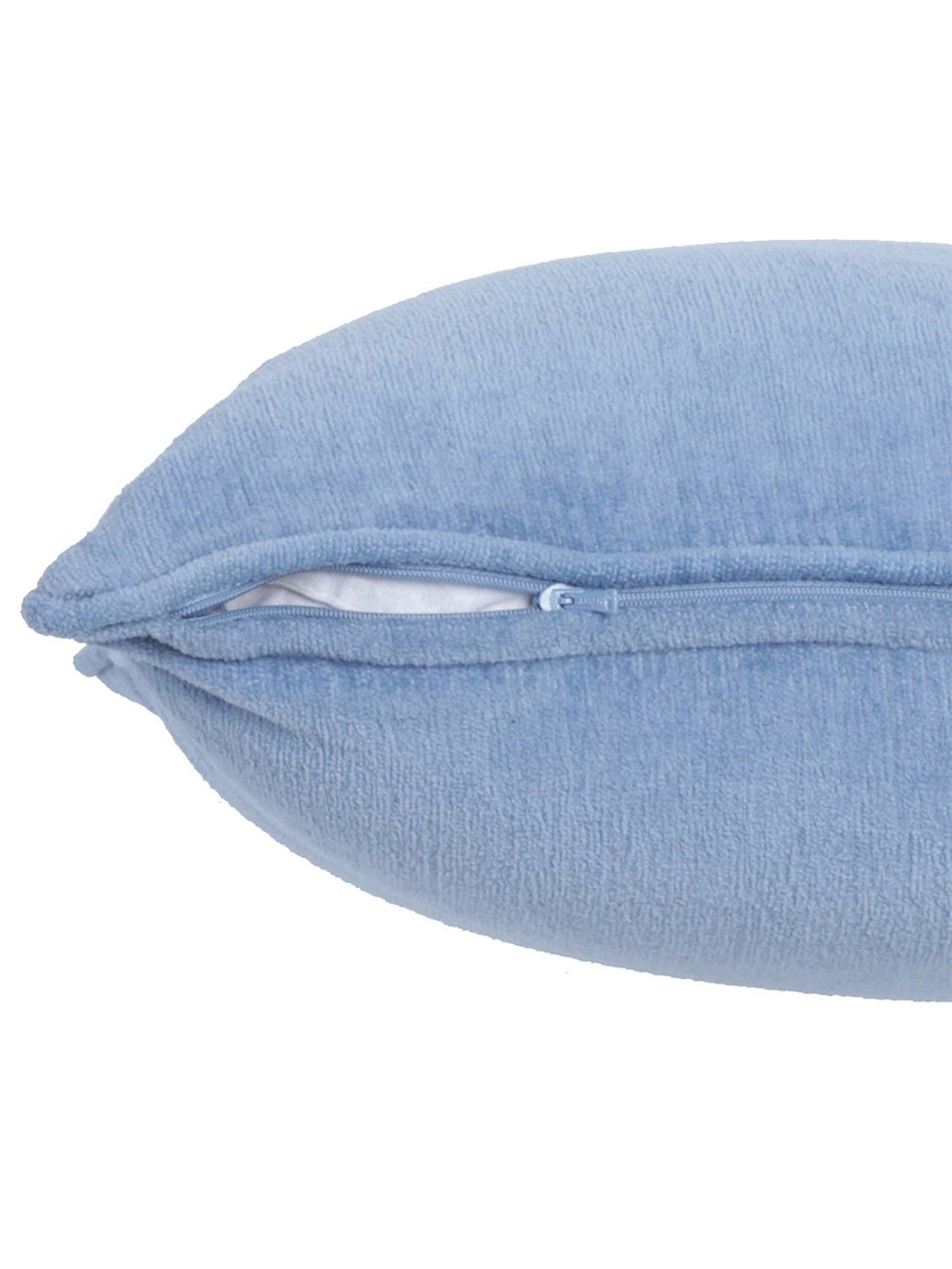 Maspar Colorart Jessica Solid Blue 110 TC Cotton Cushion Cover