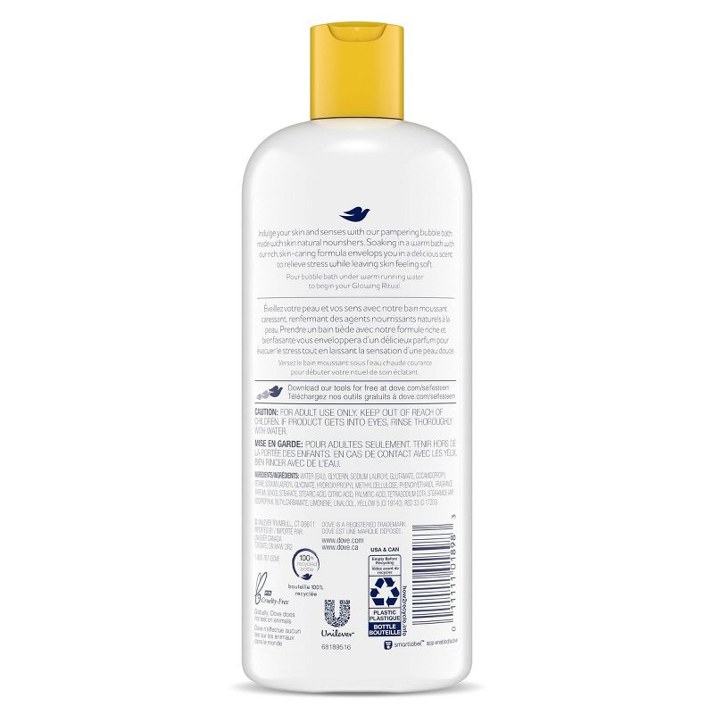 Dove Nourishing Secrets Glowing Ritual Sulfate Free Bubble Bath Mango & Almond - 23 fl oz