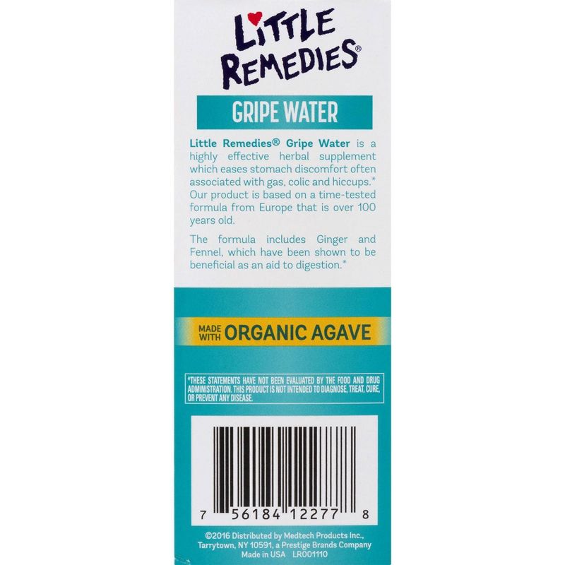 Little Remedies Gripe Water for Gas Colic or Hiccups - 4 fl oz