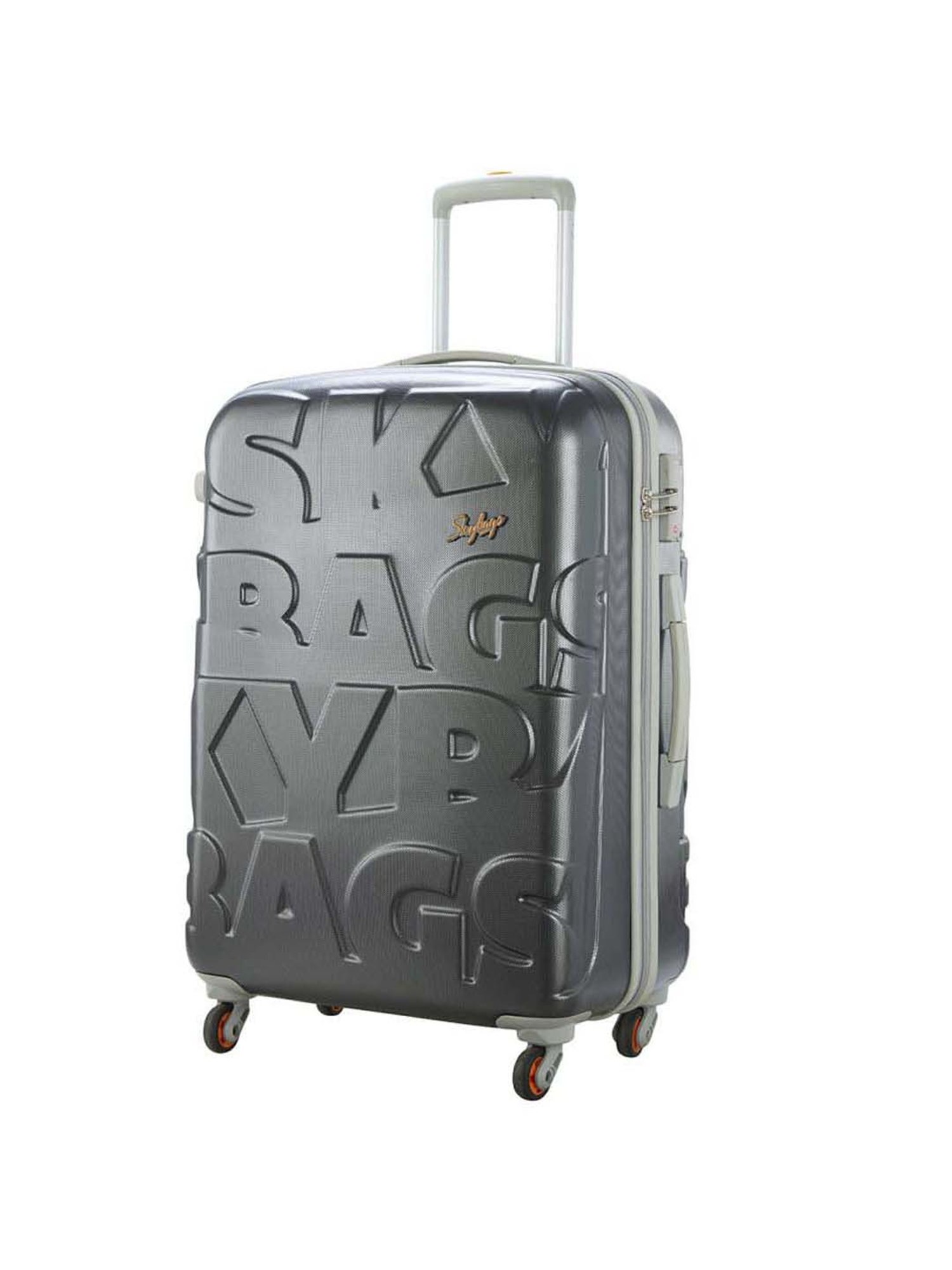 Skybags Ramp Nxt Graphite Textured Hard Medium Trolley Bag - 49 cm